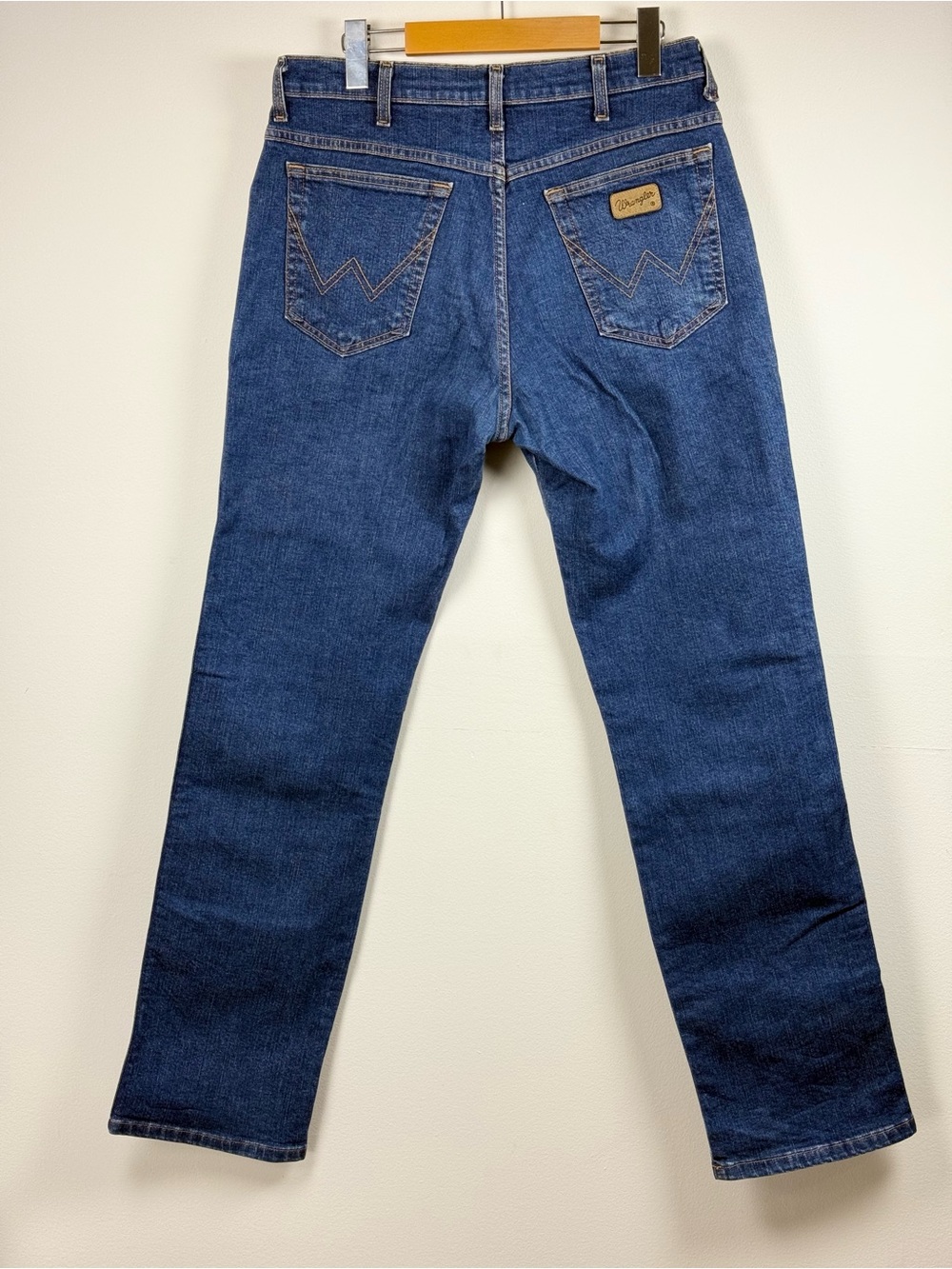 Vintage Wrangler Jeans Mens Texas Stretch Blue Straight Leg Denim W34 L32